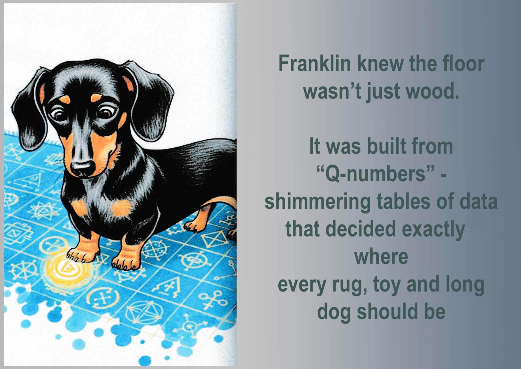 Franklin and Q-numbers